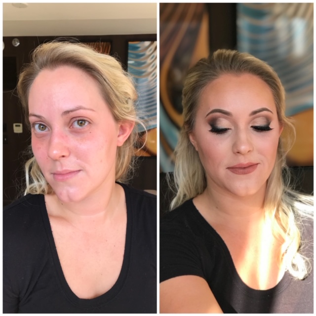 before and after eye shadow