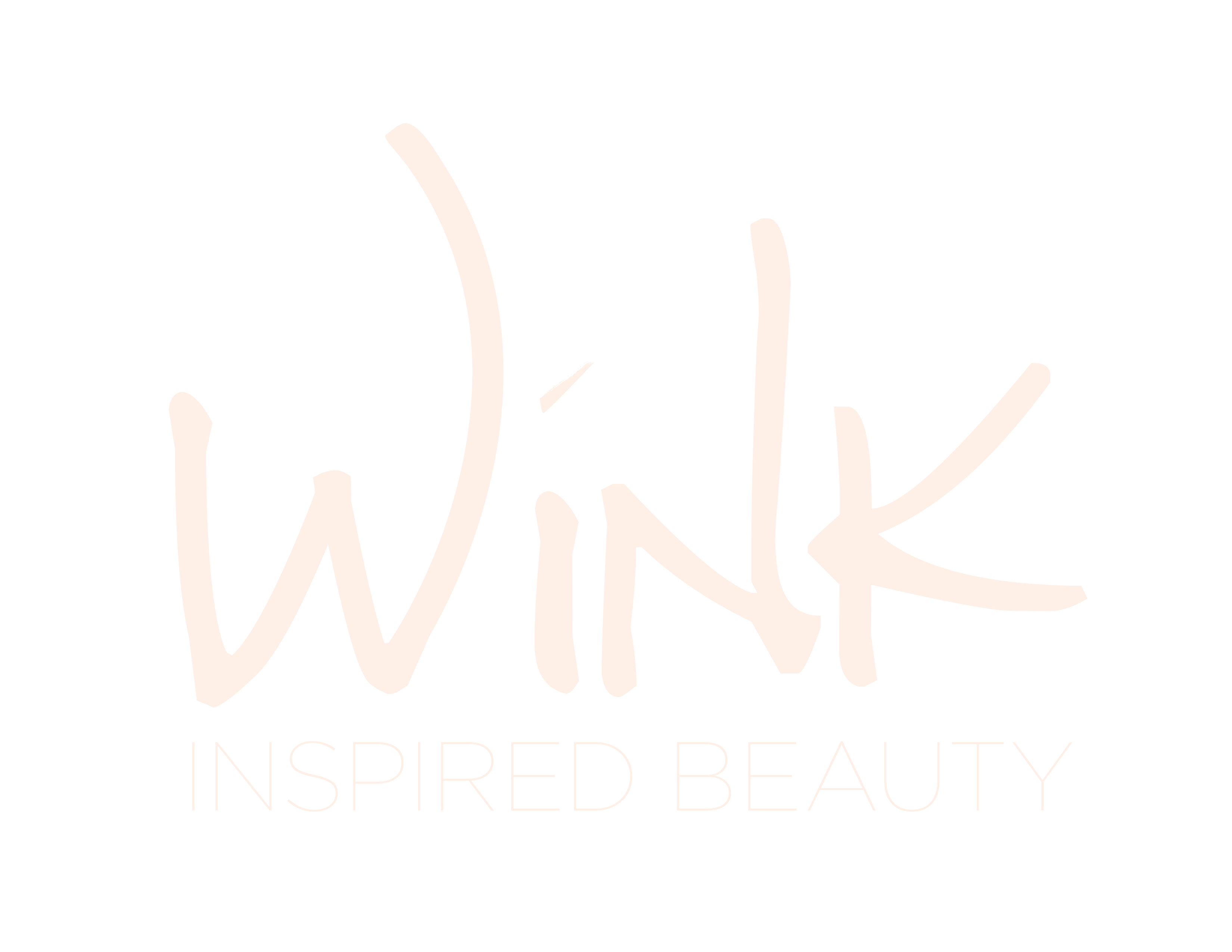 Wink Inspired Beauty Logo