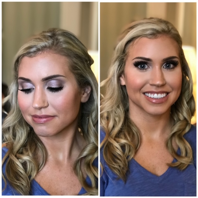 glam style professional makeup