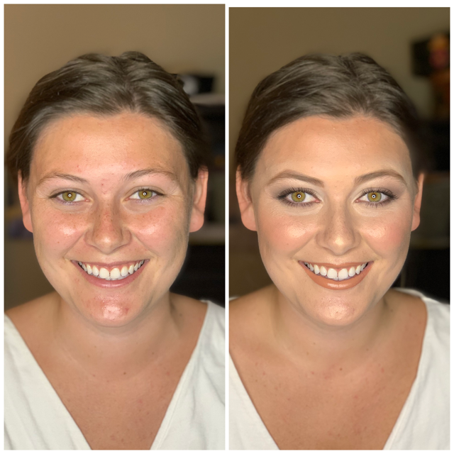 natural makeup before and after
