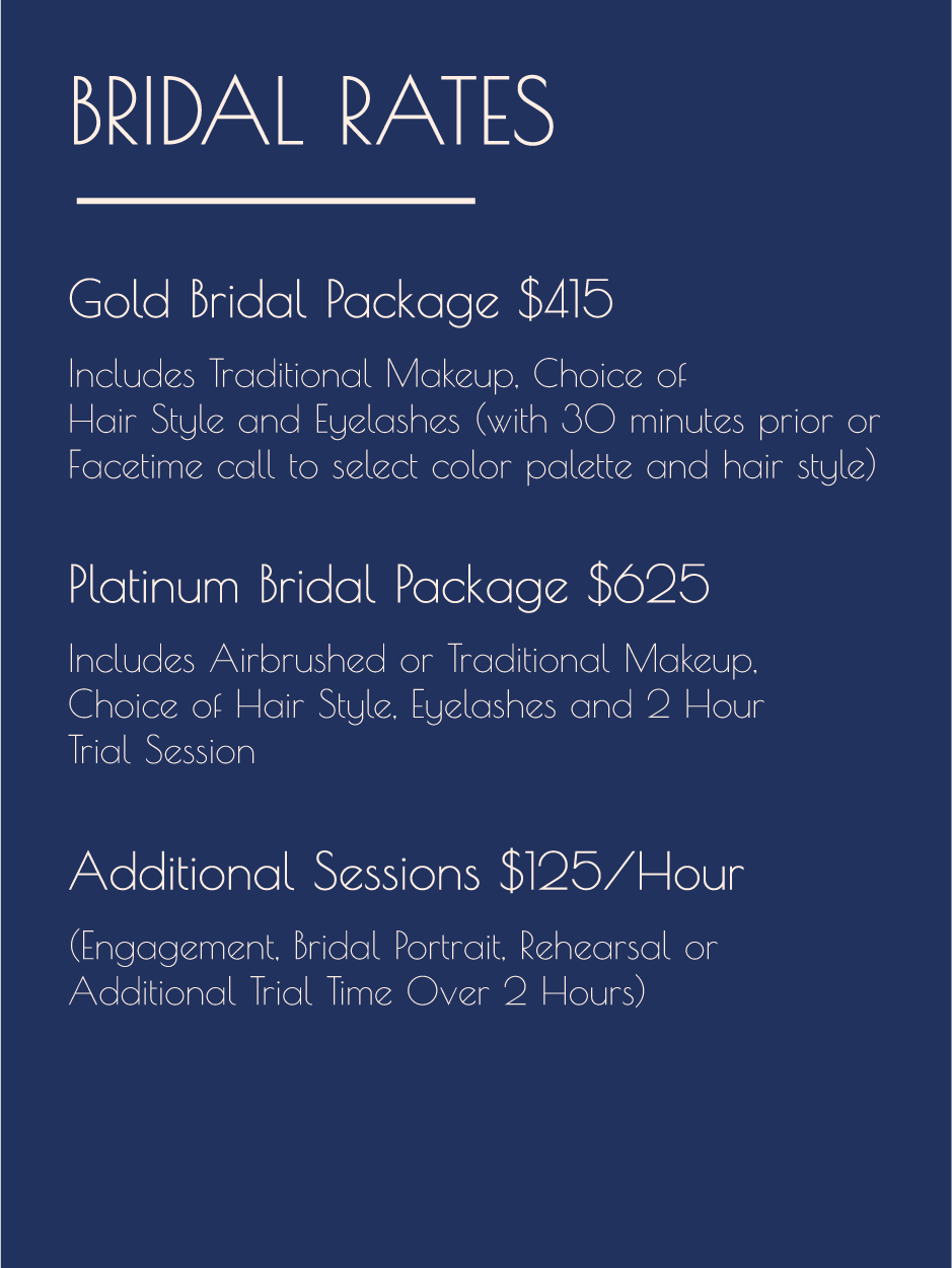 Wink Bridal Packages 2023